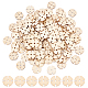 OLYCRAFT 200Pcs Wooden Gear Wheel Unfinished Wooden Gears Undyed Wood Pendants Gear Slices Mini Wooden Sliced Pendant Decoration Poplar Natural Wood Beads for DIY Crafts Art Decoration WOOD-OC0002-63-1