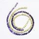 Natural Assorted Stone Round Bead Strands G-F425-09-2