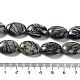 Chapelets de perles de pierre noire/soie noires naturelles G-L164-A-24-5