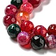Chapelets de perles d'agate naturelle G-C082-A01-15-4