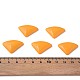 オペークアクリルカボション  三角形  オレンジ  19.5x28x5mm  約354個/500g MACR-S373-144-A07-6