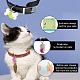 48 Uds. 2 estilos 4 colores transparente en blanco acrílico mascota etiqueta de identificación de perro PALLOY-AB00044-5
