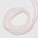 Imitation Jade Glass Barrel Beads Strands GLAA-F009-C01-3