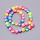 Handmade Polymer Clay Beads Strand CLAY-TAC0002-03B-1