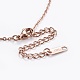 304 Stainless Steel Pendant Necklaces NJEW-I232-18RG-4
