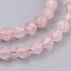 Natürlichen Rosenquarz Perlen Stränge G-F568-069-3mm-3