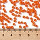TOHOラウンドシードビーズ  日本製シードビーズ  （50a）不透明な明るいオレンジ  8/0  3mm  穴：1mm  約222個/10g X-SEED-TR08-0050A-4
