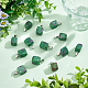 UNICRAFTALE 24pcs Natural Ruby in Zoisite Pendants with Stainless Steel Snap On Bails Gemstone Pendant 3x7.5mm Large Hole Quartz Pendants Crystal Stone Necklace Pendants for DIY Jewelry Making G-UN0001-16C-5