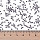 TOHOラウンドシードビーズ  日本製シードビーズ  （607)つの高メタリックバイオレット  8/0  3mm  穴：1mm  約222個/10g X-SEED-TR08-0607-4