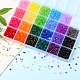 5760 pz 24 colori perline acriliche trasparenti TACR-YW0001-62-7