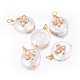 Natural Cultured Freshwater Pearl Pendants PEAR-E013-23A-2