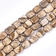 Chapelets de perles en jaspe avec images naturelles G-T121-12-1
