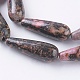 Natural Rhodonite Beads Strands G-A175E-B10-3