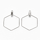 304 Stainless Steel Wire Pendants X-STAS-T051-006-2