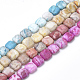 Dyed Natural Crazy Agate Beads Strands G-S273-11-1