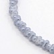 Imitation Jade Electroplate Glass Beads Strands EGLA-F031-C01-1