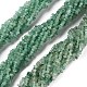 Natural Green Aventurine Beads Strands G-G0003-B36-1