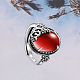 Shegrace 925 anillos ajustables de plata esterlina JR829A-5