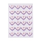 Niedliche Garcinia Mangostana Muster Foto Ecke selbstklebende Aufkleber DIY-K016-B03-1