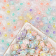 Pandahall elite 360pcs 12 couleurs perles acryliques transparentes TACR-PH0001-63-6