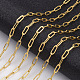 Brass Paperclip Chains CHC-S008-001A-G-3