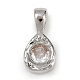 Подвески из латуни с прозрачным фианитом KK-L238-24P-1
