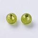 Perles vernissées de feuille en argent manuelles LAMP-J089-P06-2