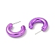 Ring Acrylic Stud Earrings EJEW-P251-36-3