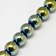 Electroplate Non-magnetic Synthetic Hematite Beads Strands G-J169A-8mm-06-3