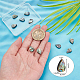 Benecreat 10 pièces coquille d'ormeau naturel/perles de coquille de paua SSHEL-BC0001-21-2