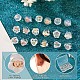 Pandahall 27 Pairs 3 Style Silicone Ear Nuts FIND-TA0002-09-4
