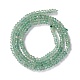 Fili di perline di cianite verde naturale di grado aa G-A021-06A-2