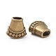 Tibetan Style Alloy Bead Cones X-TIBEB-A124175-AB-FF-2