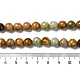 Brins de perles de chrysocolle jaune naturel G-H298-A07-03-5