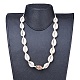 Collana di perline regolabili conchiglia e set di gioielli bracciali SJEW-JS01019-02-5