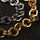 Skeleton Key 304 Stainless Steel Cable Chain Bracelets BJEW-K063-M-2