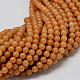 Piedra aventurina rojo natural hebras de perlas redondas G-P075-49-10mm-1