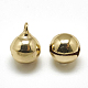 Brass Bell Charms KK-T032-039G-1