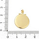 Латунные микро проложить кубического циркония подвески KK-U068-08G-01-3