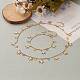 Brass Charms Bracelet & Necklace Jewelry Sets SJEW-JS01161-10
