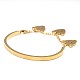 304 Stainless Steel Charm Bangles BJEW-P034-70-3