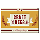 CREATCABIN Beer Metal Tin Signs Bar Signs Vintage Iron Painting Retro Plaque Poster for Kitchen Pub Garage Decoration AJEW-WH0157-013-1