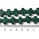 Brins de perles teintes en malachite synthétique G-M418-B05-01-5