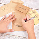Papier kraft merci cartes de vœux et enveloppes en papier kraft DIY-PH0019-92-6