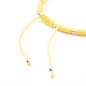 Verstellbare geflochtene Perlenarmbänder aus Nylonfaden BJEW-JB06048-3
