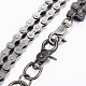 Alloy Two-Tiered Bicycle Chain Belts AJEW-H011-01-4