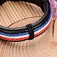Trenzadas ajustables pulseras cordón de cuero de la PU BJEW-F197-02E-2
