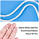 NBEADS 1 Strand about 150 Pcs Natural White Jade Beads G-NB0002-40-4