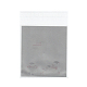 レクタングルクリスマスモチーフセロハンのOPP袋  グレー  13.9x9.9cm  一方的な厚さ：0.035mm  インナー対策：11x9.9のCM  約95~100個/袋 OPC-I005-08B-2