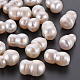 Perlas de perlas naturales keshi PEAR-N020-O01-2